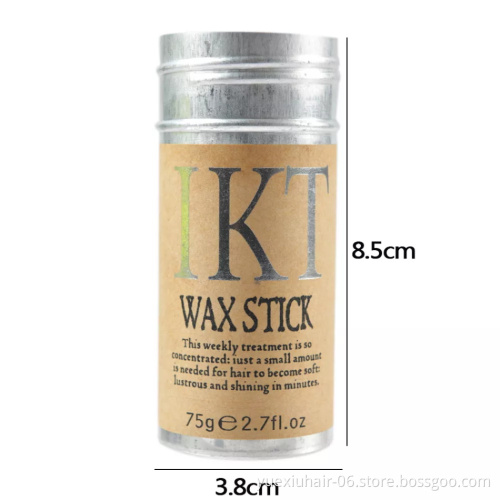 Custom Private Label Hair Mini Edge Wax Glue Stick with Scent for Wigs Strong Hold Waxing Sticks for Hair
